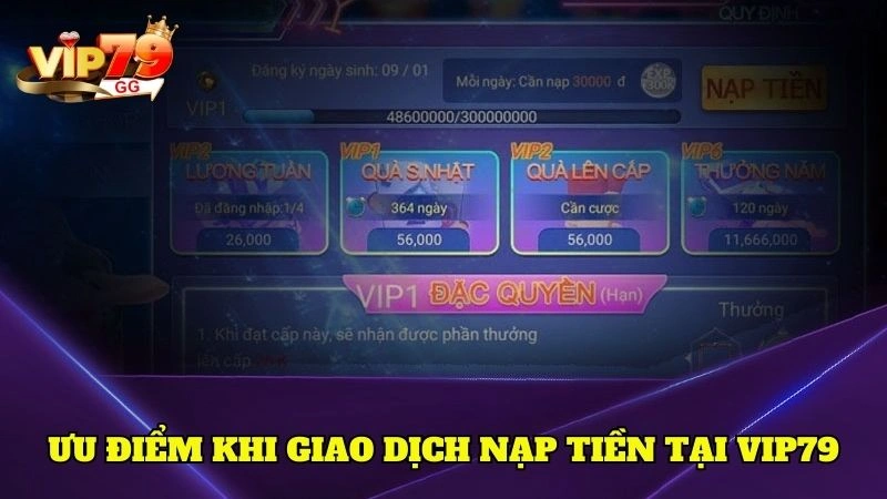 Dịch vụ nạp hỗ trợ đa kênh và giao dịch nhanh chóng